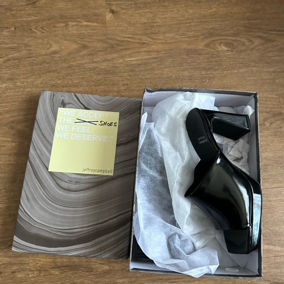 Jeffrey Campbell Caviar Mule, black size 9 - Picture 4 of 8